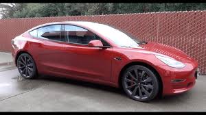 It is hard to deny the tesla model 3 is one of the hottest cars on the market. Tesla Model 3 Chrome Delete With Red Handles And Turbine Grey Wheels Youtube