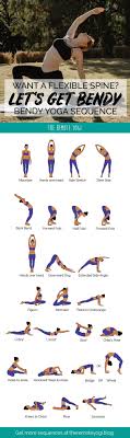 Yoga Flow For A Bendy Spine Free Pdf Yoga Routine Yoga Yoga Flow