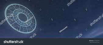 Astrology And Horoscopes Concept Astrological Zodiac Signs In Circle On Starry Background Concept Astrologica Astrology And Horoscopes Zodiac Signs Horoscope