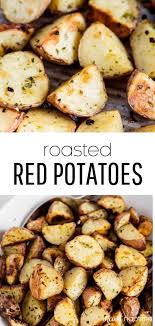Easy Oven Roasted Red Potatoes I Heart Naptime Recipe Roasted Red Potatoes Oven Roasted Red Potatoes Red Potatoes