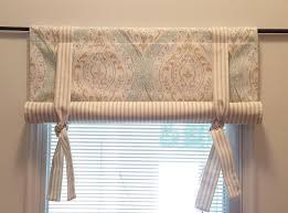 custom roll up/ tie up valance magnolia