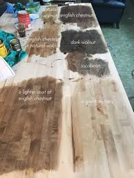 Butcher Block Counter Top Minwax Dark Walnut Jacobean English Chestnut Natura Butcher Block Countertops Butcher Block Countertops Kitchen Butcher Block Counter