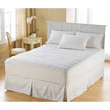 Bedsack 200 Thread Count Cotton Flexwall Mattress Pad White Waterproof Mattress Pad Mattress Pad Mattress