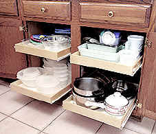 shelves that slide custom kitchen pull