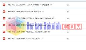 Kisi Kisi Usbn Sma Ma 2018 Kurikulum 2006 Lengkap Kurikulum Fisika Sosiologi