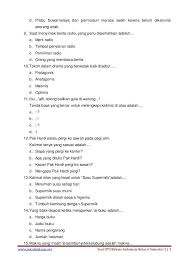 Soal Uts Bahasa Indonesia Kelas 6 Semester 2 Semester Indonesia Person
