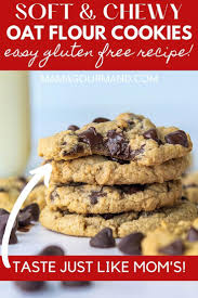 Chocolate Chip Oat Flour Cookies Recipe In 2020 Gluten Free Cookies Chocolate Chip Cookies Cookie Recipes