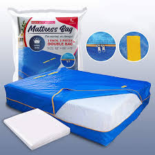 Levarark Mattress Bag For Moving And Storage King Size Double Cover Heavy Duty Tarp Plus 4 M Moving And Storage King Size Sturdy