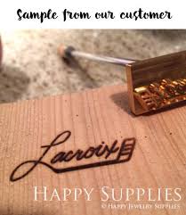 You Can Now Easily Burn Your Own Image Logo Or Your House Sigil On Your Wood Leather Food Products Work Custom Branding Iron Branding Iron Leather Stamps