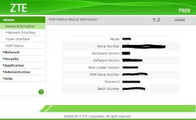 Setelah itu lihat username dan password default disini. Default Password Router Zte F609 Indihome Terbaru