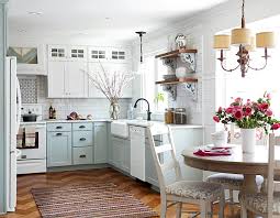 colors for two tone kitchen cabinets