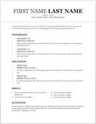 This basic resume template example is a simple yet smart way to draft your cv, covering all the basic points like objective, professional achievements, skills, job history, education & references. 29 Free Resume Templates For Microsoft Word How To Make Your Own