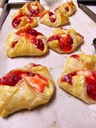 Lovely On The Inside Cherry Pockets Recipes Using Puff Pastry Puff Pastry Recipes Breakfast Sweets