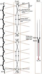 The Complete Schematic As Close To Scale As Is Possible With Paint Diy Tv Antenna Tv Antenna Outdoor Tv Antenna