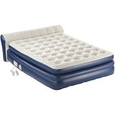 Aerobed Double High Queen Air Mattress With Headboard 280 Liked On Polyvore Featuring Home Bed Bath Headboards For Beds Twin Air Mattress Air Matress