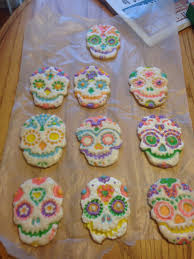 Day Of The Dead Cookies Used Spirit Cookie Stamps By Fred Sugar Cookie Recipe From Fred And Friends Cookie Blog Sugar Cookie Sugar Cookies Recipe Cookie Stamps