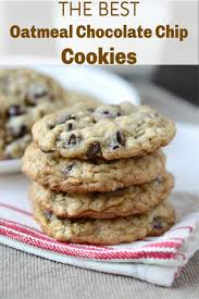 Best Oatmeal Chocolate Chip Cookies Recipe Oatmeal Chocolate Chip Cookie Recipe Oatmeal Chocolate Chip Cookies Cookies Recipes Chocolate Chip
