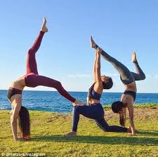 Images Yoga Poses Photography Acro Yoga Poses 3 Person Yoga Poses