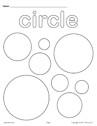 Circle coloring pages for toddlers use this graphic to 7. Circles Coloring Page Circle Shape Worksheet Supplyme