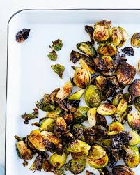 Perfectly Crispy Brussels Sprouts A Couple Cooks Recipe Crispy Brussel Sprouts Dairy Free Recipes Dinner Couple Cooking