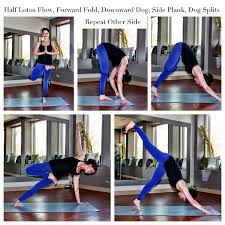Play By Play Standing Half Lotus Flow Standing Pigeon Can Be Done As A Variation Too Have Fun Meilingchowmintenko Free Yoga Yoga Sequences Exercise