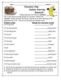 Multiplying Mixed Fractions Recipe Style Fraction Recipe Fractions Life Skills Special Education