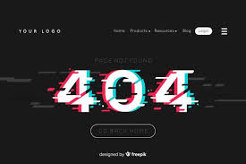 Illustration For Landing Page With Error 404 Concept Typography Poster Design Wattpad Book Covers Landing Page