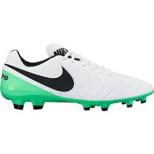 Nike Tiempo Genio Ii Leather White Green Football Boots Sale Size Us 13 Only Soccer Cleats Mens Soccer Cleats Green Football Boots