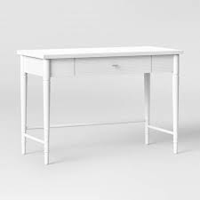 Cambridge Turned Leg Desk Ivory Threshold Target Writing Desk With Drawers Wood Writing Desk Desk With Drawers