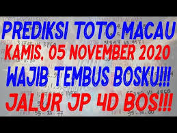 Tarikan Rumusan Togel Totomacau Kamis 05 November 2020