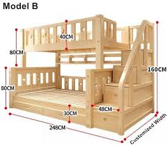 Louis Fashion Children Bunk Bed Real Pine Wood With Ladder Stair Drawers Safe And Strong Diy Bunk Bed Kid Beds Bunk Bed Plans