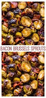 Crispy Honey Mustard Brussels Sprouts With Bacon Baker By Nature Recipe Brussels Sprouts Recipe Sprouts With Bacon Sprout Recipes