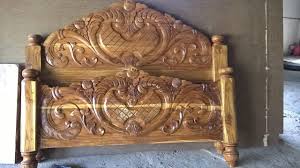 Caret Double Card Wood Bed Design Bed Furniture Design Sofa Design Wood