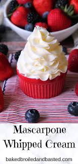 Mascarpone Whipped Cream Recipe Whipped Cream Mascarpone Savoury Cake