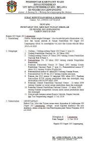 Contoh Sk Penetapan Visi Misi Dan Tujuan Sekolah Bentuk File Word Contoh Surat Lamaran Kerja Contoh Surat Resmi C Sekolah Matematika Kelas 8 Kepala Sekolah