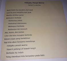 1 Apakah Judul Puisi Tersebut Siapakah Pengarangnya 2 Apakah Yang Kamu Bayangkan Ketija Kamu Brainly Co Id