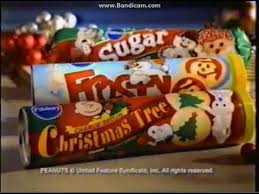 Pillsbury.com.visit this site for details: Pillsbury Christmas Cookies Sugar Charlie Brown Tree And Frosty The Snowman Tv Commercial 2002 Youtube