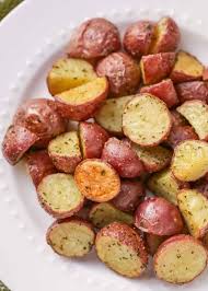 Oven Roasted Red Potatoes Recipe 4 Ingredients Video Lil Luna Recipe Roasted Red Potatoes Red Potato Recipes Oven Roasted Red Potatoes