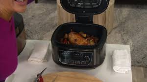 Powerxl 1550w 6 Qt 12 In 1 Grill Air Fryer Combo With Glass Lid Qvc Com In 2021 Air Fryer Fryer Grilling