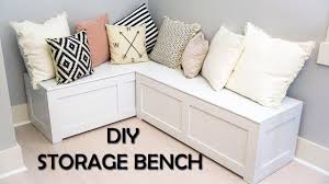 kitchen nook storage bench diy paul