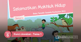 Pin Di Kunci Jawaban Tematik