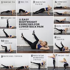 Pin By Randi Dougher On Git Fit Lower Back Exercises Bodyweight Workout Exercise