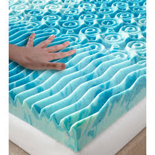 Contura 4 Inch Gellux Gel Infused Cooling Foam Mattress Topper Twin Xl Walmart Com Foam Mattress Topper Foam Mattress Mattress Topper