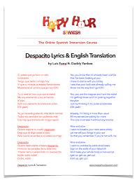 Despacito Pdf Download Despacito Lyrics Lyrics English Translation