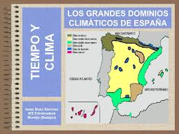 Dominios Climaticos Tiempo Y Clima Clima En Espana Tiempo Atmosferico Y Clima