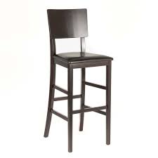Set Of 4 Olivo Godeassi Dark Wood Vinyl Bar Stools Bar Stools Vinyl Bar Stool Wood Vinyl