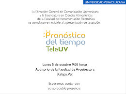 Pronostico Del Tiempo Tele Uv Facultad De Instrumentacion Electronica
