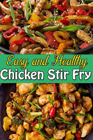 Chicken Stir Fry Recipe Stir Fry Chicken Allchickenrecipes Com Recipe Stir Fry Recipes Healthy Healthy Chicken Stir Fry Stir Fry Recipes Chicken