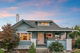 Craftsman style is often associated with bungalows , a style of house with origins in the bengal region of india. A Craftsman Cottage For Sale In California Hooked On Houses