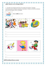 Que Haces En Tu Tiempo Libre Actividades Del Alfabeto En Preescolar Planes De Lecciones De Espanol Tiempo Libre Actividades